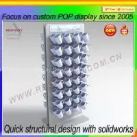 China Factory Direct Supply Coffee Mug Cup Wooden Display Rack photo-2