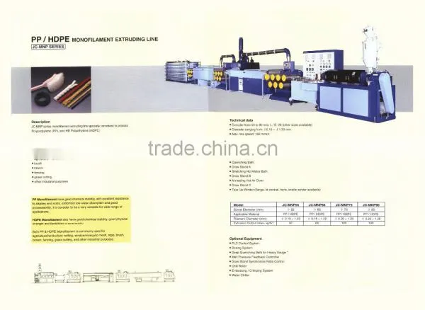 PA/PET Monofilament Extruding Machine Line photo-2