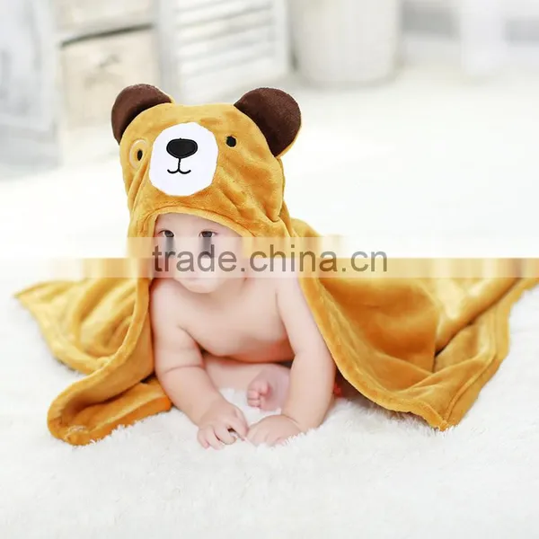 Fleece 100%Polyester Kids Bathrobes Wholesale,Kids Animal Bathrobes photo-2