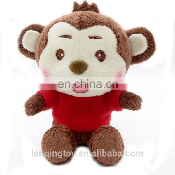 Custom Stuffed Animal Toys 10 cm Plush Monkey photo-2