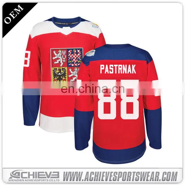 Sports Custom Hockey Jerseys Sublimation Team Hockey Uniforms Tackle Twill Ice Hockey Jerseys photo-5