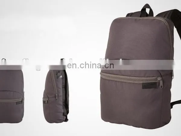 China Supplier Factory Outlet Dark Color Urban Leisure Backpack With Customer Brand photo-2
