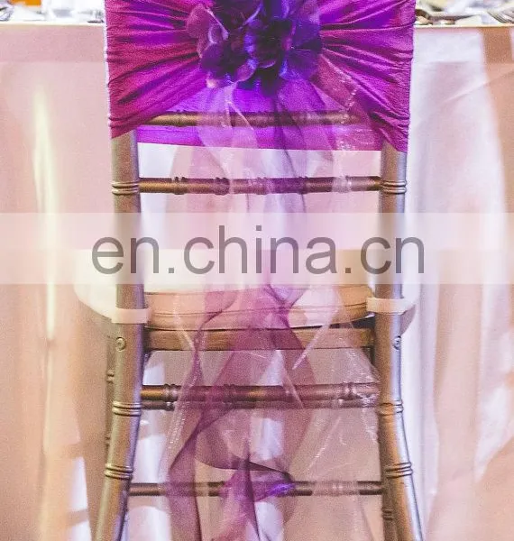 New Arrival Wedding Party Chair Cover Sash photo-3