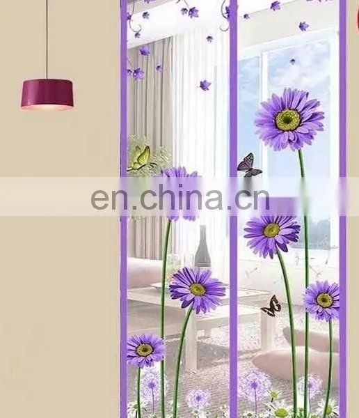 Hot-Sales of 2 Pcs Long Soft Magnetic Screen Door Curtains For Living Room photo-4
