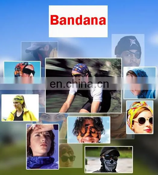 Outdoor Sports Skull Neck Tube Bandanas Seamless Bandana Printed Multifunctional Bandana photo-3
