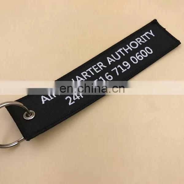 Customized Tag Flights Ribbon Car Woven Key Tag photo-6