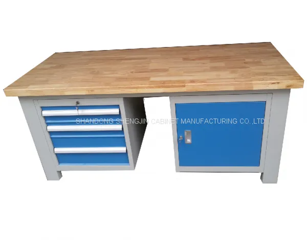 Factory Price Stainless Steel Work Table With Top Wooden