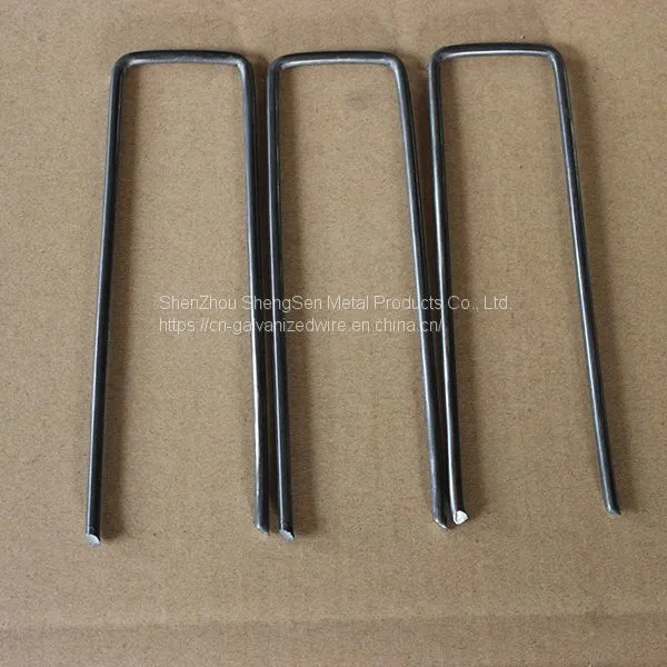 Black or Galvanized Garden Staple photo-4