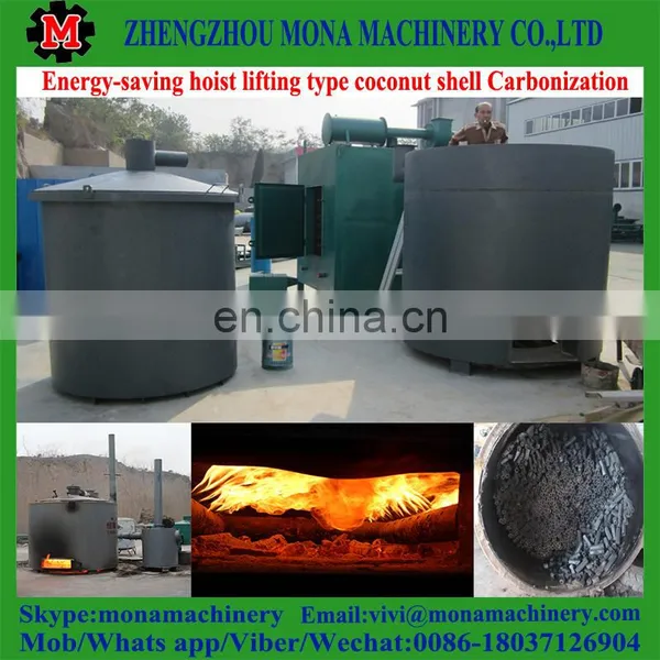 Smoking Purification System Bamboo Wood Charcoal Biomass Carbonization Furnace photo-6