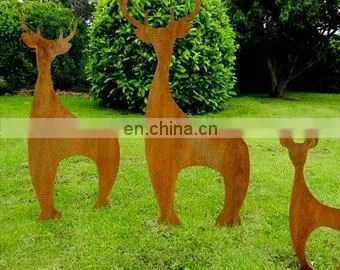 Professional Garden Corten Steel Sculpture photo-3
