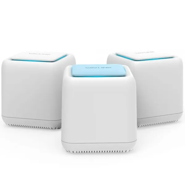 WAVLINK 3-Pack Plug and Play 1200Mbps Touchlink Home Wi-Fi Mesh System Router Coverage up to 5,000 Sq. ft