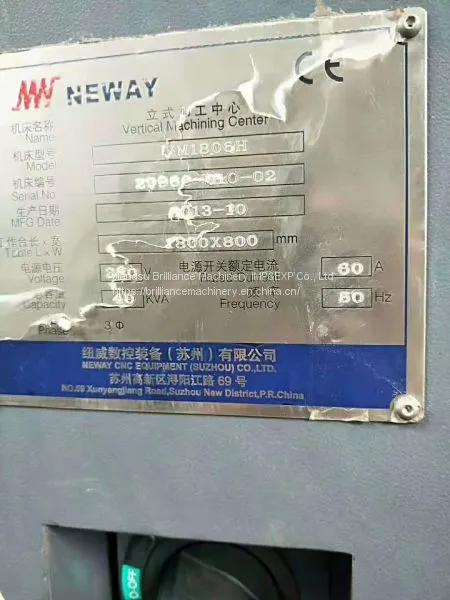 Neway VM1806H Vertical Machining Center photo-5