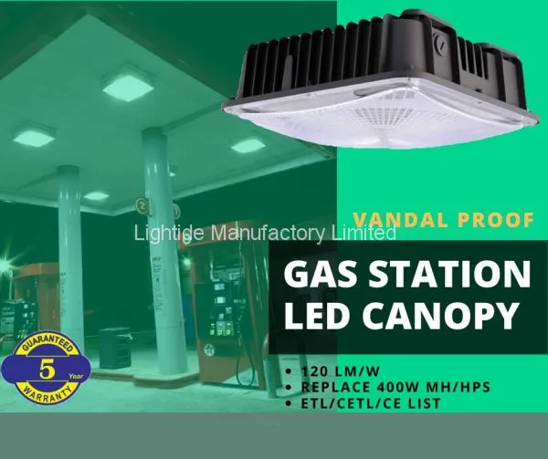 ETL/CETL Listed Led Parking Garage Fixtures 120W, 100-277vac, 5 Yrs Warranty photo-2