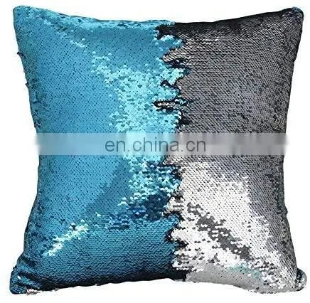 Hot Selling 2019 Amazon New Design Double Face Reversible Sequin Cushion /pillow Cushion Cover for Bed or Sofa Bed photo-3