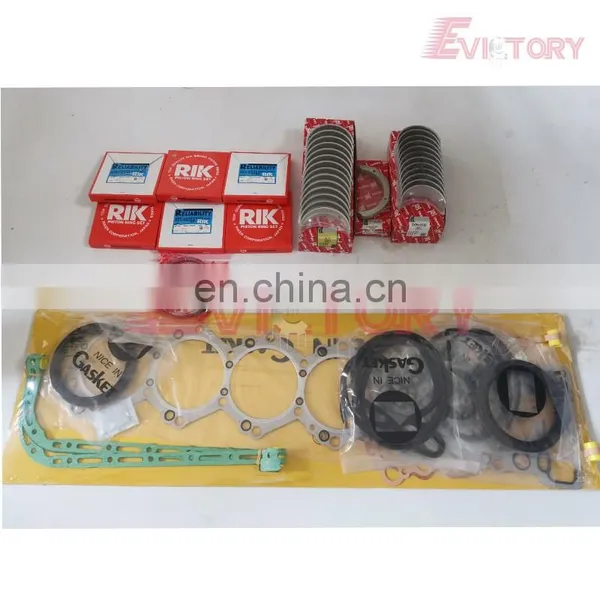 For Isuzu 6SD1 6SD1T 6SD1-TC Engine Rebuild Kit Piston + Piston Ring Cylinder Liner Gasket Bearing Kit and Oil Pump photo-3