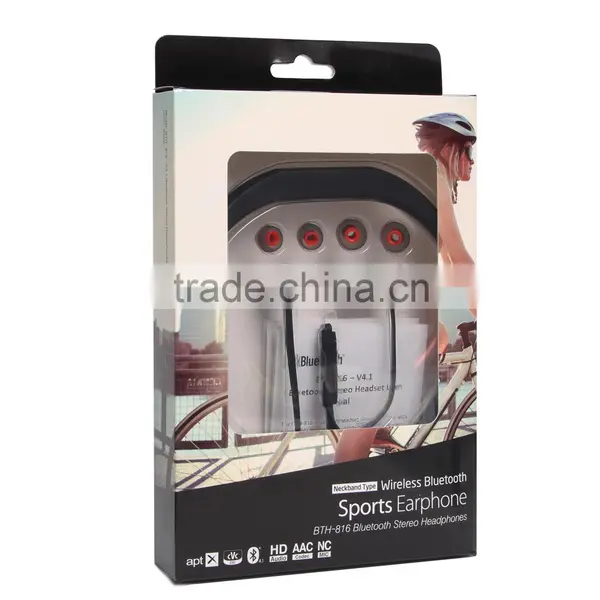 Durable Aluminium Wireless Bluetooth Sport Earphone Newest Top Bluetooth Chip photo-6