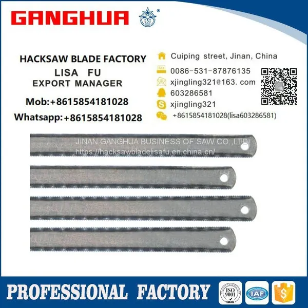 1 Inch 24t/24t Good Quality Hand Hacksaw Blade