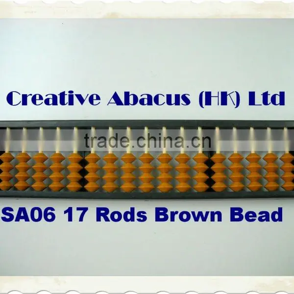 17 Rods Color Bead Plastic Abacus Soroban photo-2