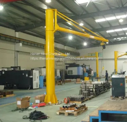 Electric Revolving 360 Degrees Column Swing Lever Jib Crane photo-3
