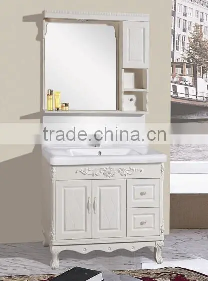 China Economical Wall Hung Cabinet With Mirror and Light Frpm Henan photo-4