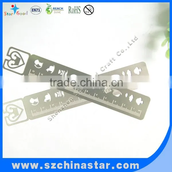 Souvenir for Museum Custom Metal Ruler
