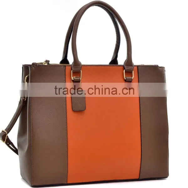 2016 Three Compartments Saffiano Leather Lady Tote Bag and Snake Print Leather Shoulder Bag With Detachable Strap photo-3