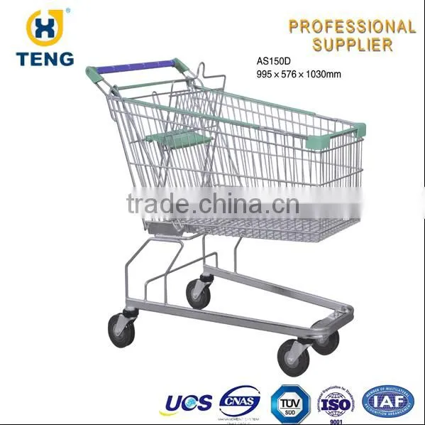 Asia Style 180L Unfold Handy & Solid Grocery Supermarket Trolley Cart photo-4