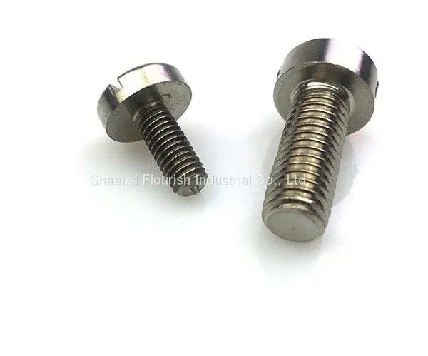 Full Thread Slotted Head Screw , Stainless Steel Cheese Head Machine Screw photo-3