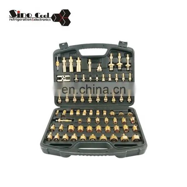 Herramientas de reparación de aire acondicionado para automóvil de 77 piezas. Herramientas de mantenimiento automático photo-2