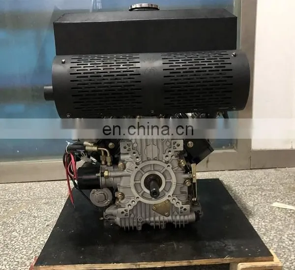 Air Cooled 2 Cylinder in Line 4 Stroke SCDC R292 Diesel Engine photo-4
