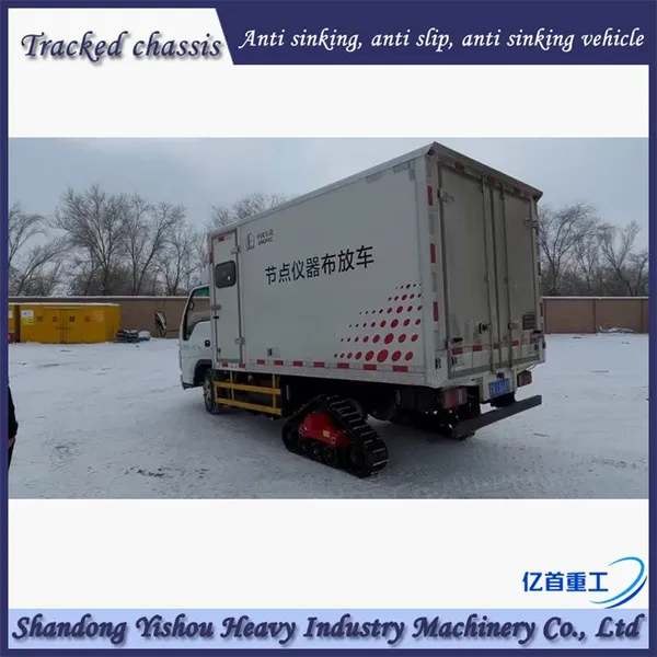 The Process of Modifying a Triangular Track Assembly Truck for Snow Driving photo-3