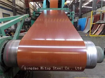 Woodern Grain PPGL Steel Coil Prepainted Galvalume Aluzinc Steel Coil for Roofing Sheet