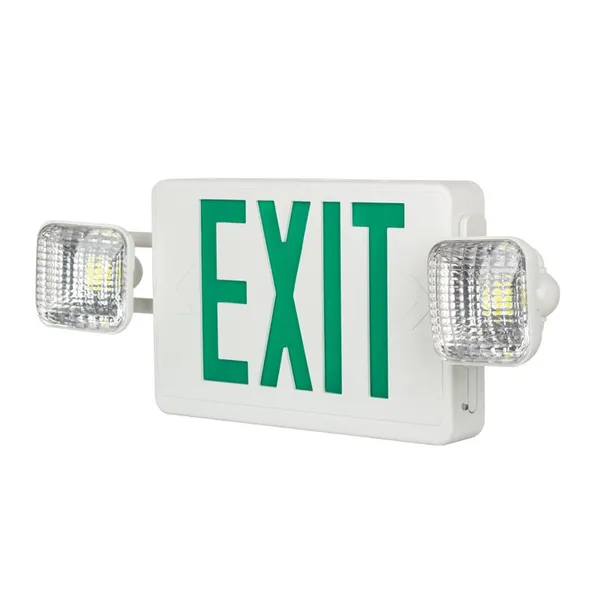 DF-2 UL LED Battery Backup Emergency Light Dual Head EXIT Sign Light photo-4