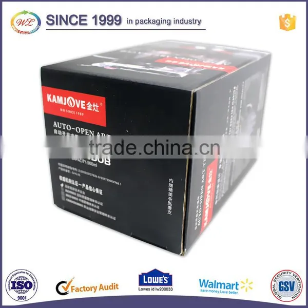 China Factory 5 Ply Color Printing Glossy Black Corrugated Box for Wholesale photo-3