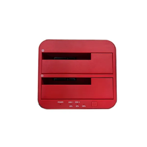 Hard Disk Docking with Cloning 2 Bays SATA USB3.0 HDD Docking Station