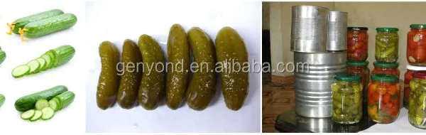 High Efficiency Canned Cucumber Canned Mushroom Canned Vegetable Processing Line photo-4