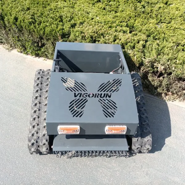Cutting Height 1-15 cm Adjustable Blade Height by Remote Control Remote Track Mower Radio Controlled Lawn Mower photo-3