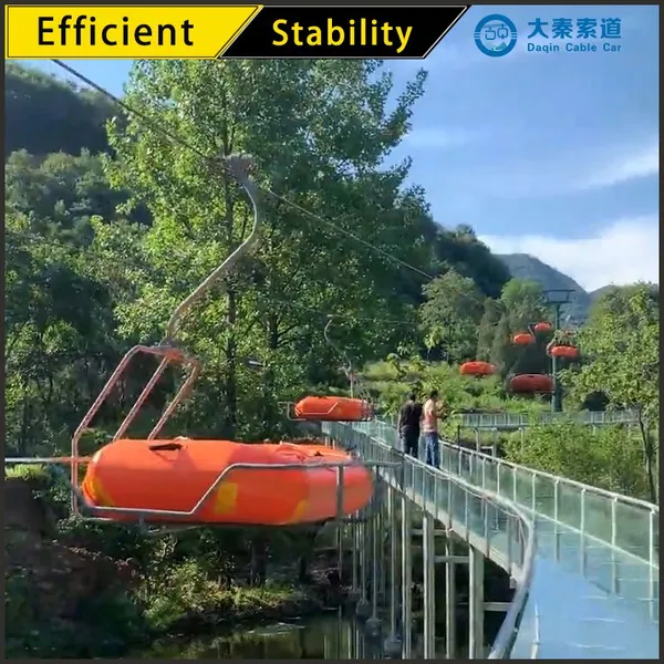 Cable Car Steel Fixed Grip Chairlift Gondola Lift Cableway System for Tourism Customizable Mountain Transport Ropeway Cableway photo-2