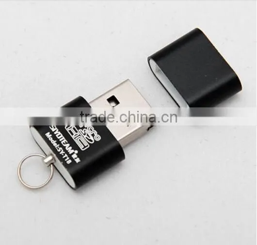 High Speed Mini Smart USB 2.0 Card Reader SD TF T-Flash Memory Card Reader Adapter photo-4