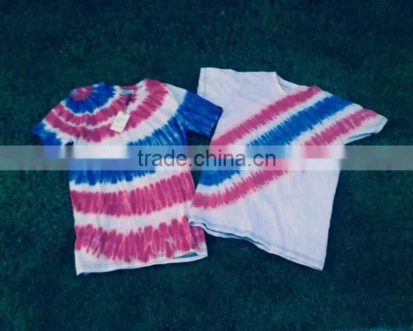 OEM Service Flag Tie Dye Handmade T-shirt (Thailand Flag)