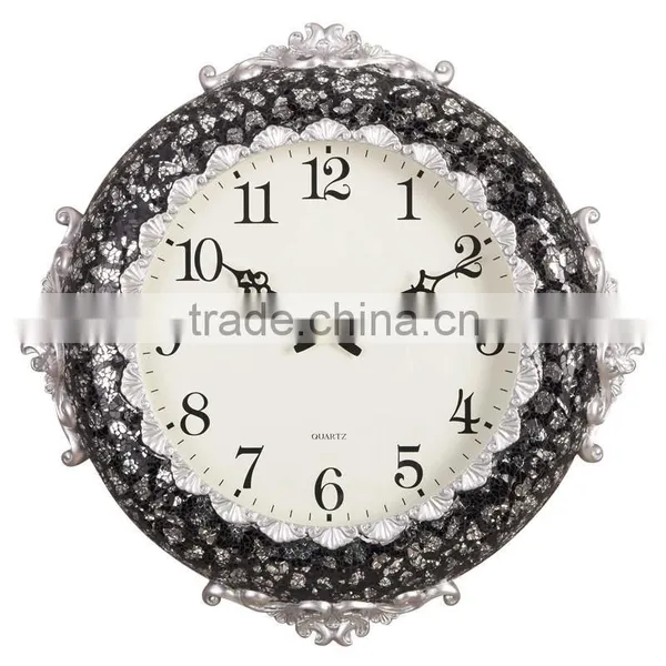 Large Vintage Mosaic Decorative Digital Dial ce Clock photo-5