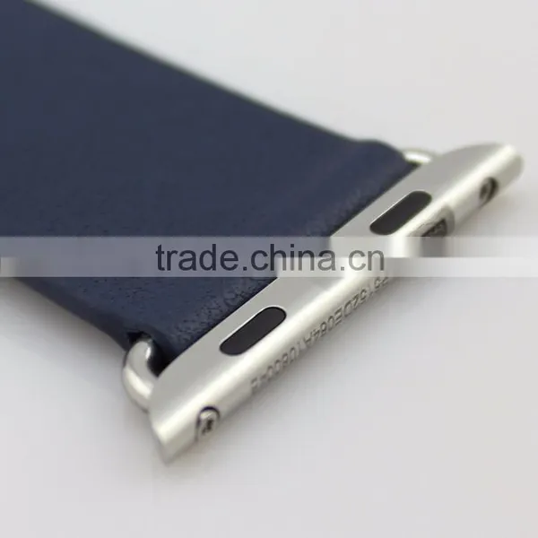 New Genuine Leather Watch Band Strap Band Daptor With High Quality for Apple Watch photo-5
