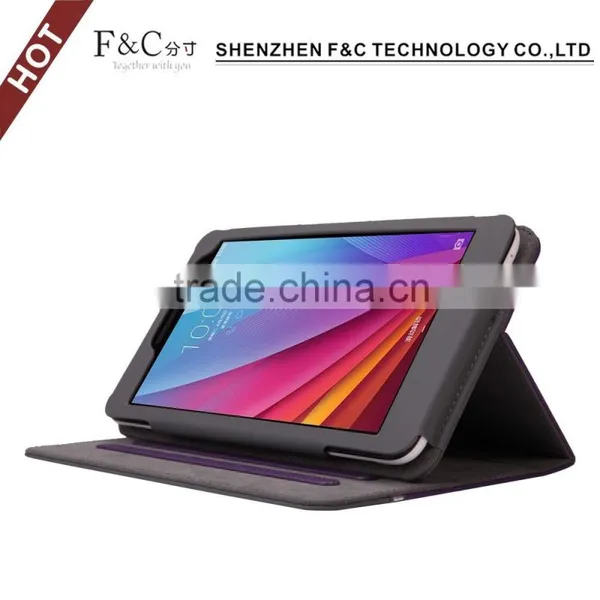 Hand Made Foldable Stand Faux Leather Case for Huawei MediaPad T1 7.0 photo-5