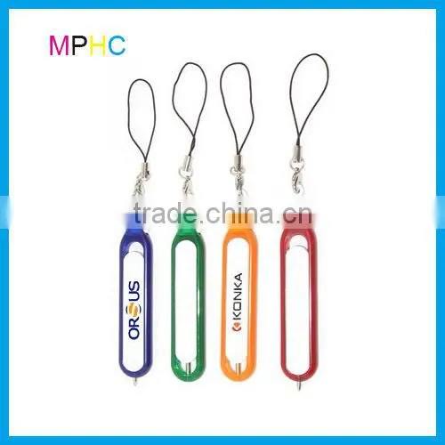 Fancy Portable Small Bottle Shaped Ballpoint Pens With Cord for Mobile/keychain photo-2