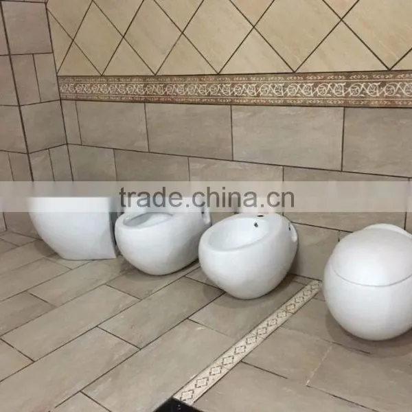 European Quality Standard Bathroom Wall Hung Toilet / Wall Hung wc / Wall Mounted Toilet Round Wall-hung Toilet Bowl photo-4
