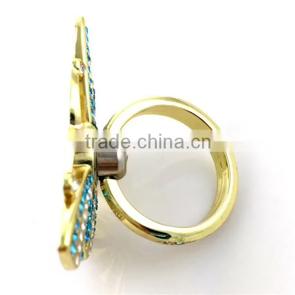 360 Degree Rotation Metal Finger Ring Holder for Smartphone photo-2