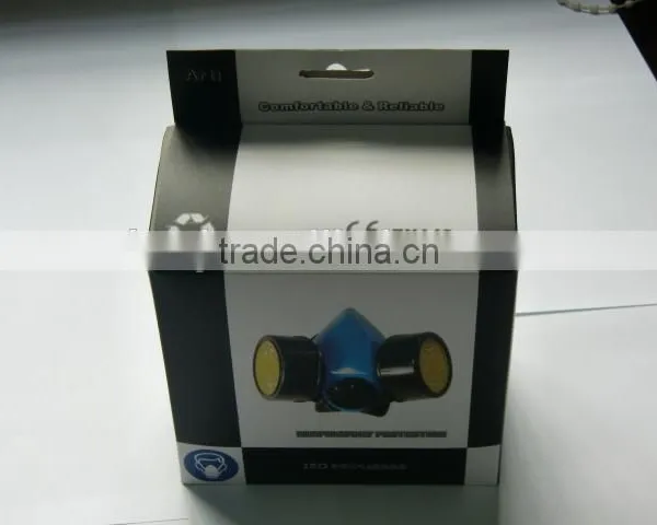 Double Cartridges Face Mask Cheap Face Mask 100% TPR Frame Military Actived Carbon Filter Chemical Half Face Mask Manufacturer photo-5