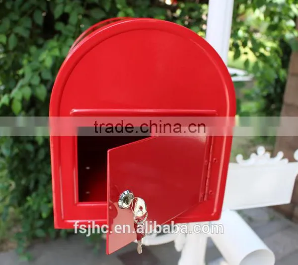 Foshan JHC-1029 Post Mounted Aluminum Mailbox/Decorative Letterbox/Outdoor Standing Postbox For Garden photo-5