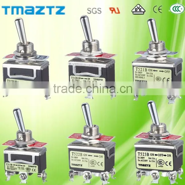 waterproof toggle switch/3a 125vac toggle switch/spring return toggle switch