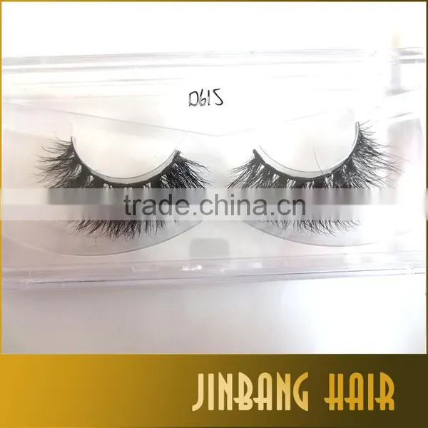 Top Quality Thick 3D615 False Mink Eyelash Extension Makeup Nature Long Fake Eyelashes photo-5